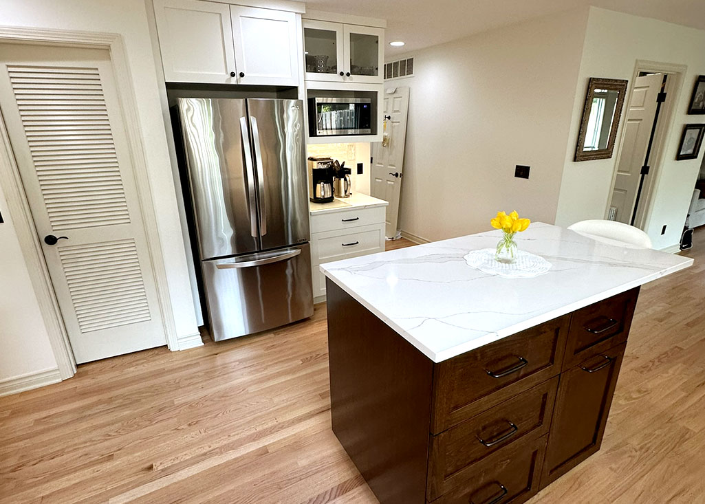 Kitchen Remodel in Lake Oswego with New Island